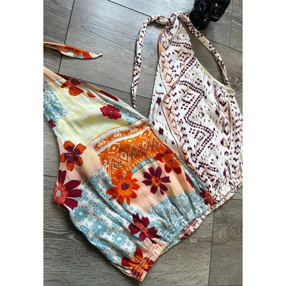 •Free People•Tied To You Tank in Tropical Combo - Picture 7 of 7